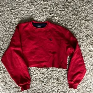 Cropped champion crew neck